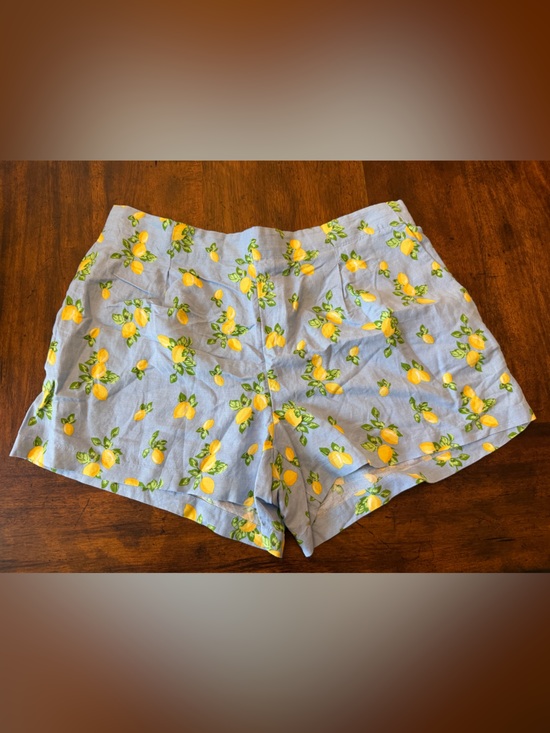 LOFT Pants - LOFT Light Blue Lemon High-Rise Shorts XL